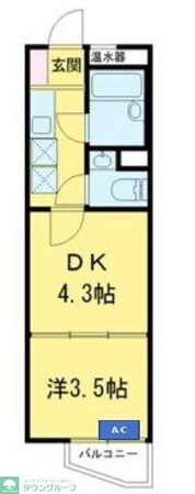 カルチェブラン恵比寿の物件間取画像